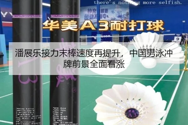 潘展乐接力末棒速度再提升，中国男泳冲牌前景全面看涨
